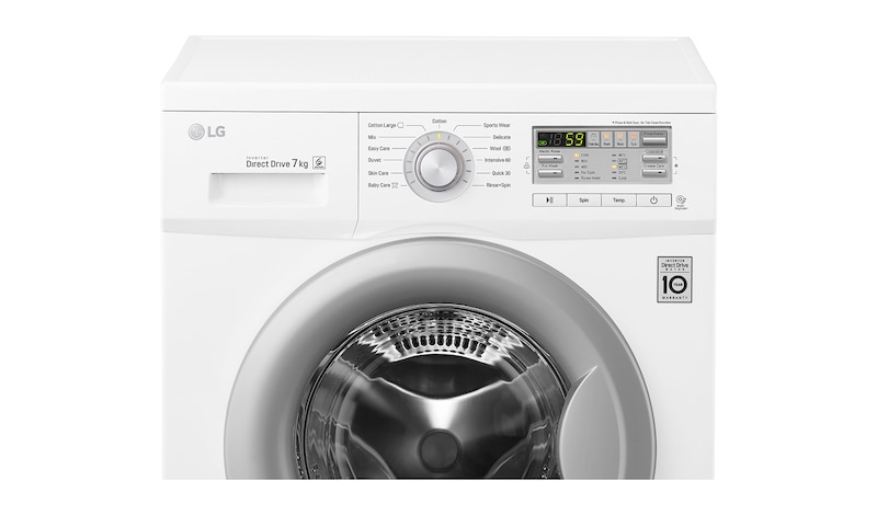 LG 7kg Direct Drive Front Loader Washing Machine, WD12021D6